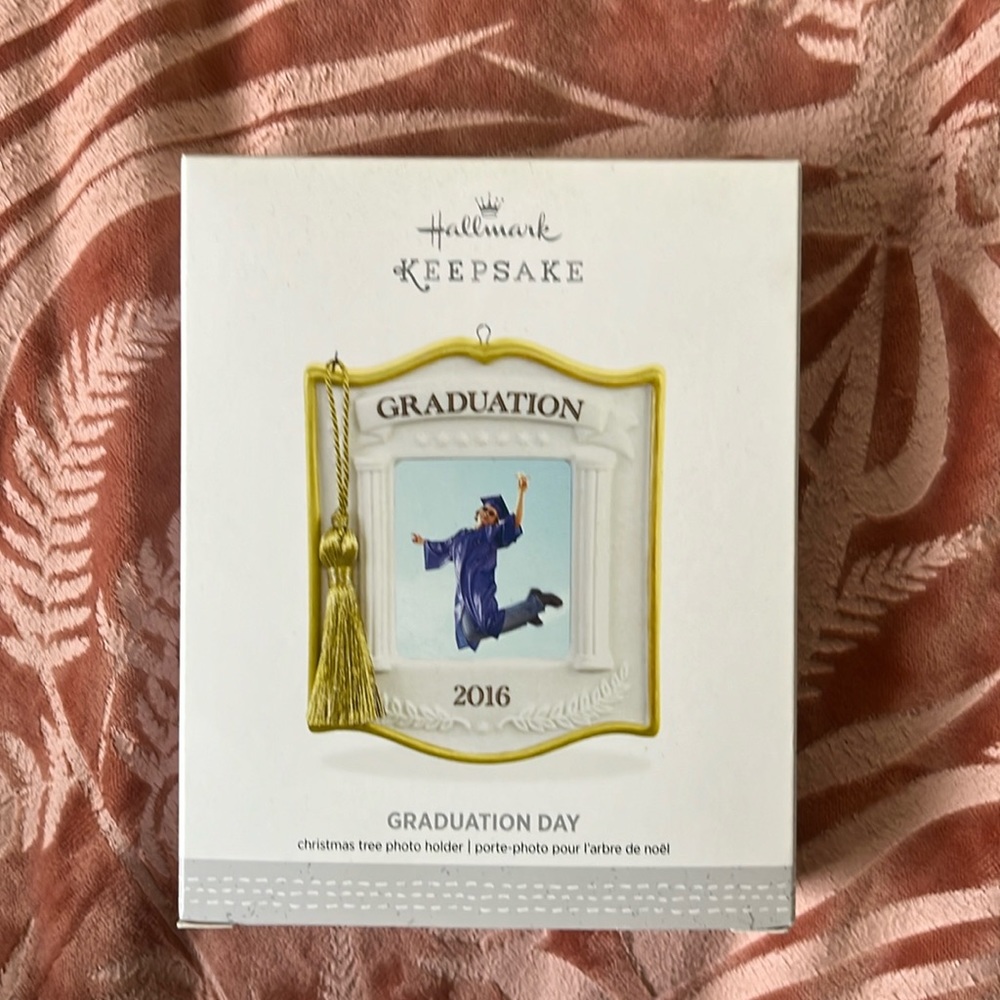 5/$40. 2016 Hallmark ornament Graduation